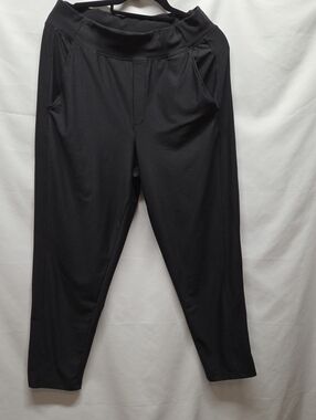 Old Navy Black Women's Track Jogger Pants Powersoft Go Dry Athleisure Workout